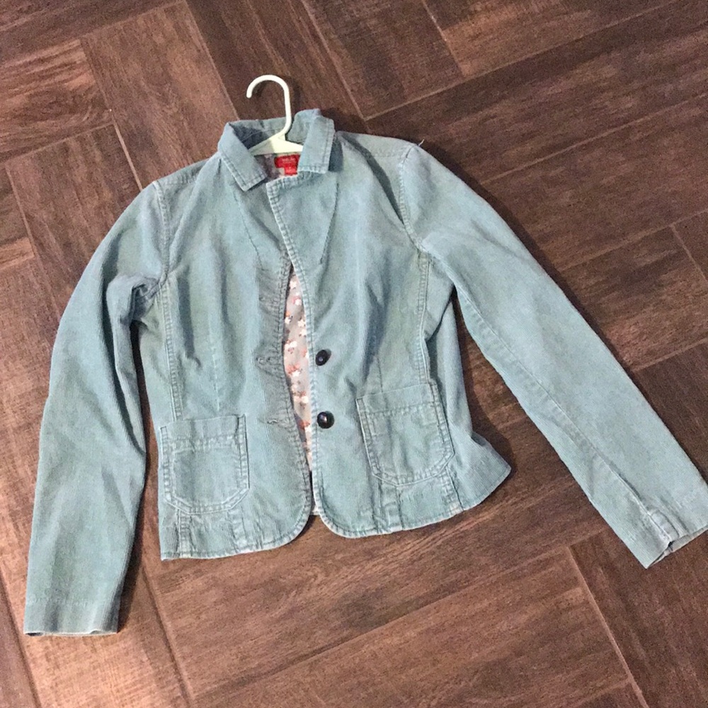 Corduroy mint mission jacket size S